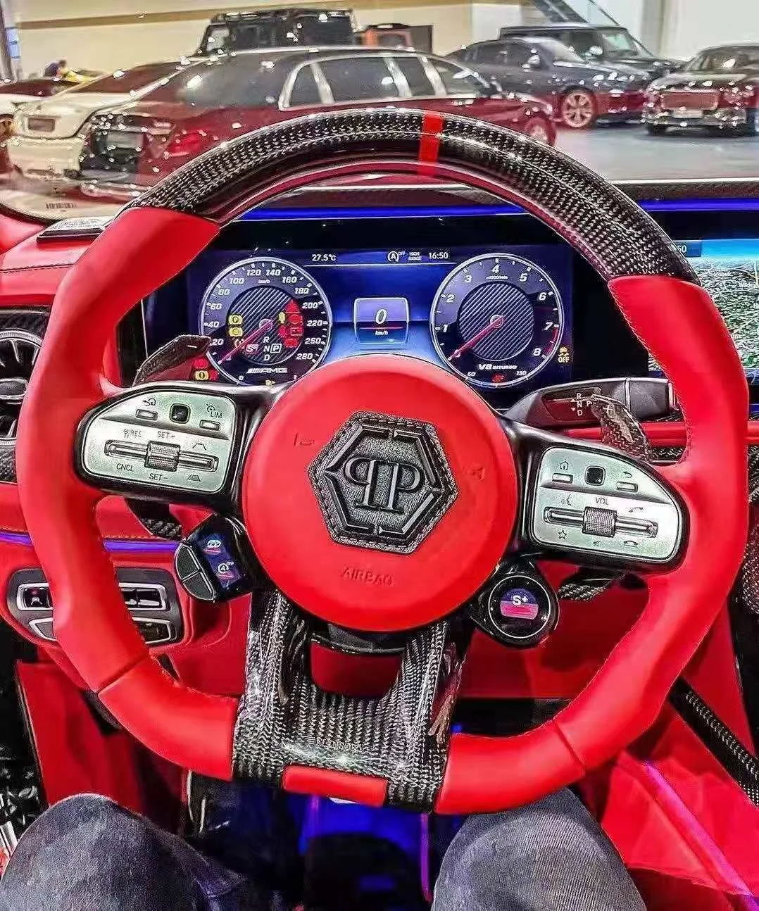 AMG Steering wheel for Mercedes AMG GT W190 C190 W205 C205 W166 X167 W177 W290 W217 C217 W222 C63 E63 S63 G63 GT63 GTS GTR GLE63