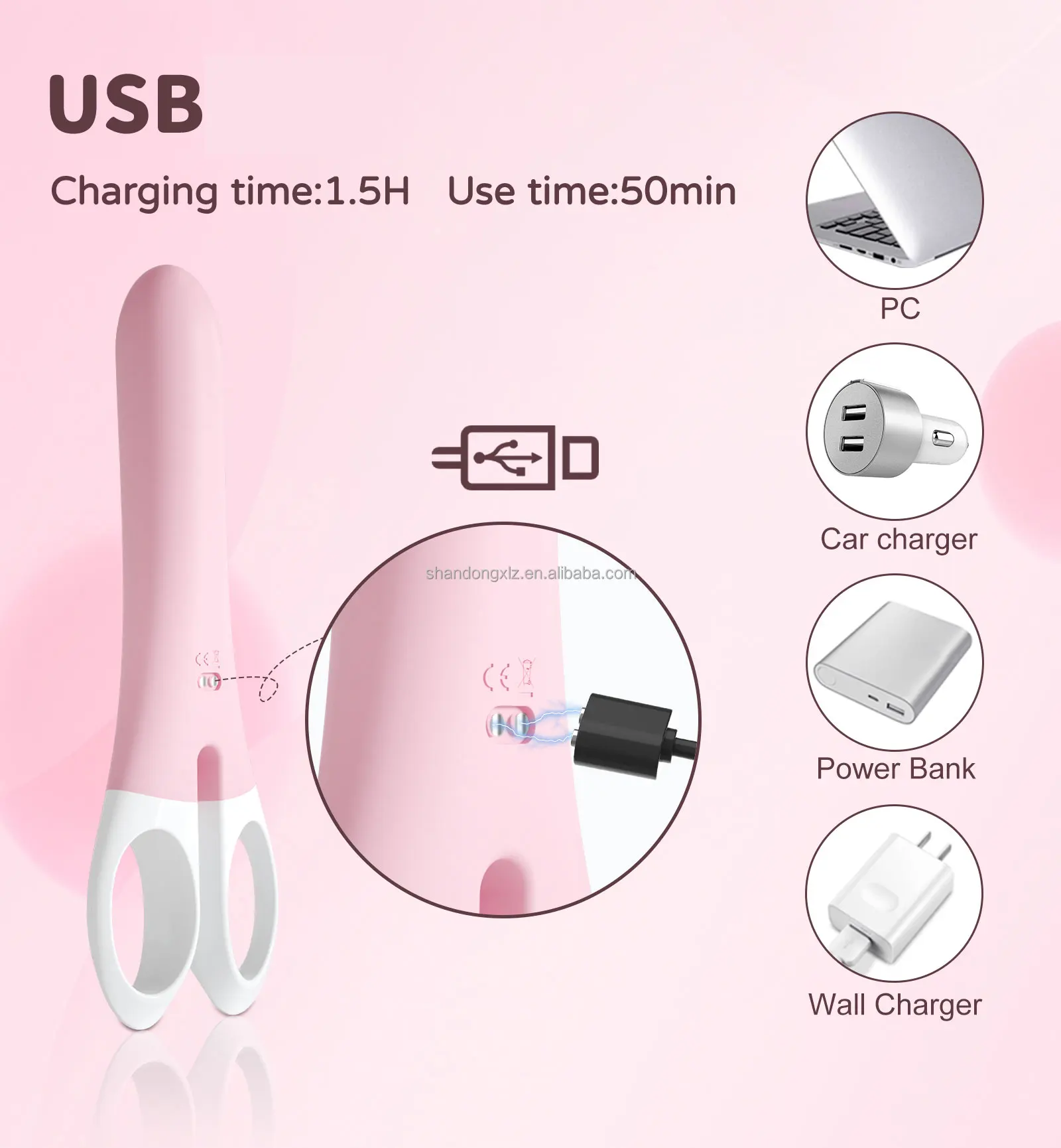 Full Waterproof Sucking Vibrator G Spot Waterproof Women Sex Toys