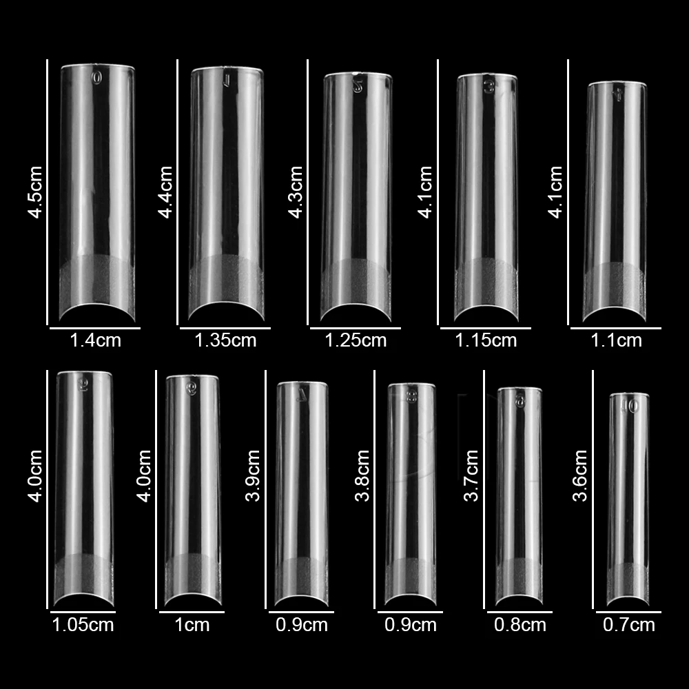 BIN High Quality Softgel Nail Tips Label Soft Gel Nail Tips for Uv Lamp