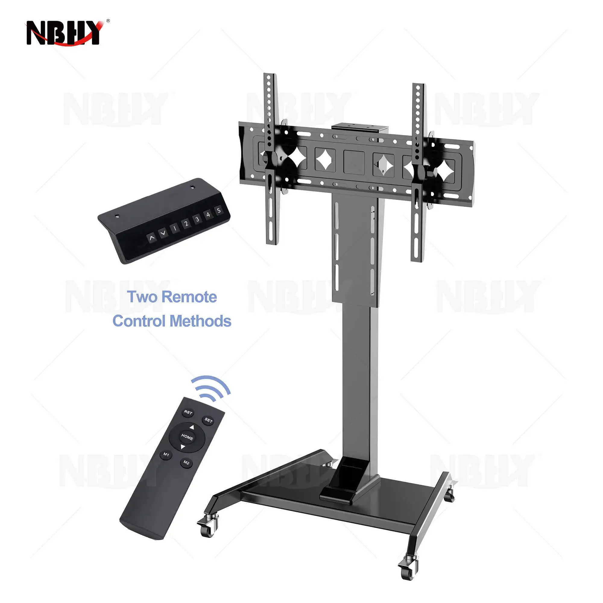 TV Trolley Motorized Height Adjustable Lift for