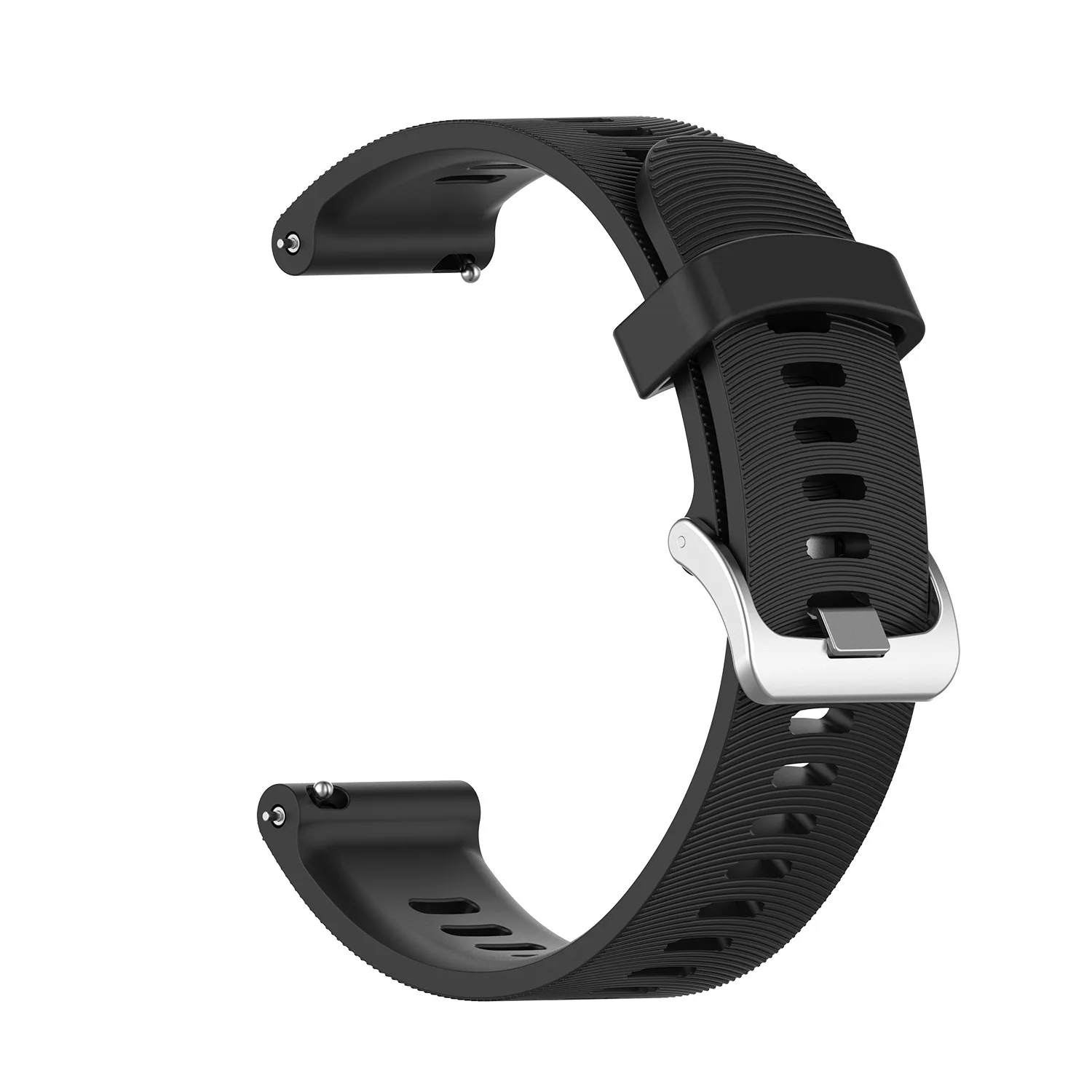 20mm Official Button Sports Strap for Garmin Forerunner 245 245M 645 Vivoactive 3 Smart Bracelet Silicone Watch Band