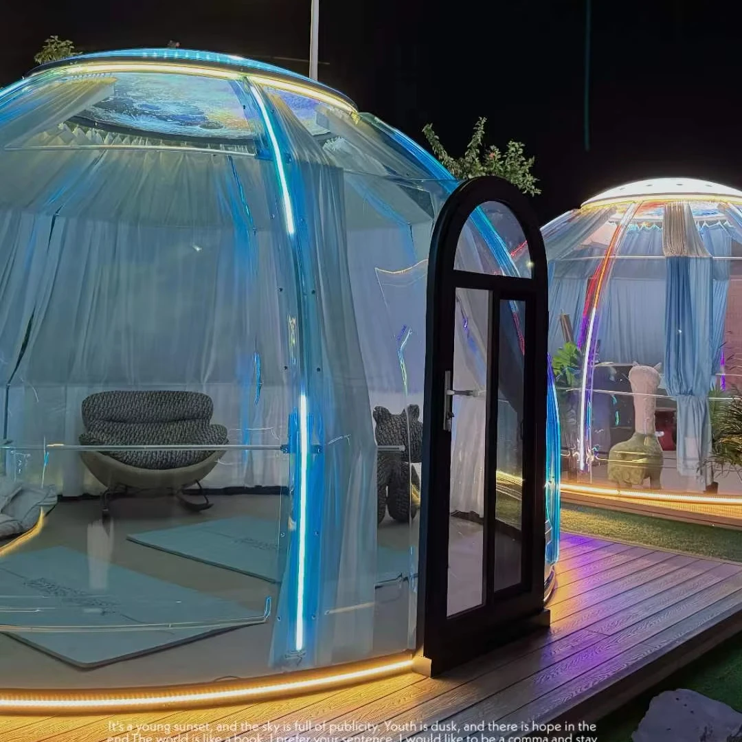 Home commercial scenic area starry sky room bubble room Transparent room outdoor tents dome tents mini greenhouse
