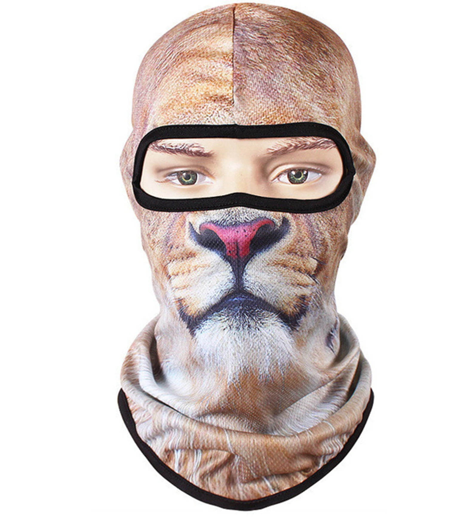 Fashion Hand Knit Ski Mask Full Face Tactical Custom Designed Thermal Balaclava White Hat