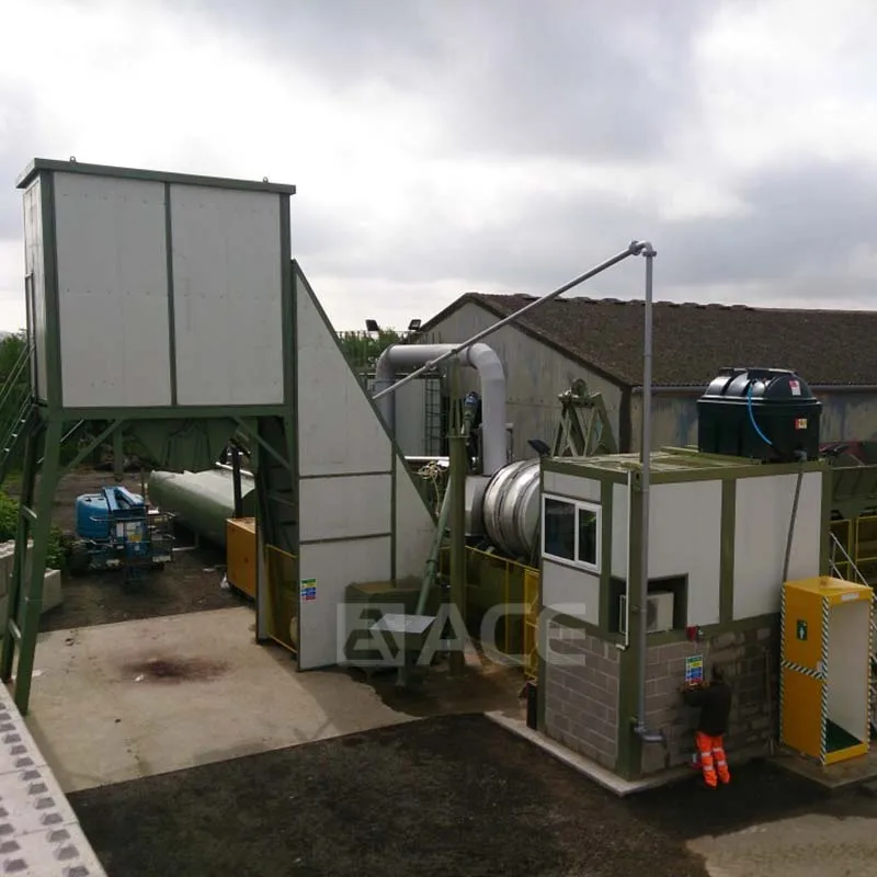 Qlb 20 Model Capacity 20t/h Portable Asphalt Batch Plant Mobile Hot Mix Asphalt Plant Product Capacity 10~80t/h
