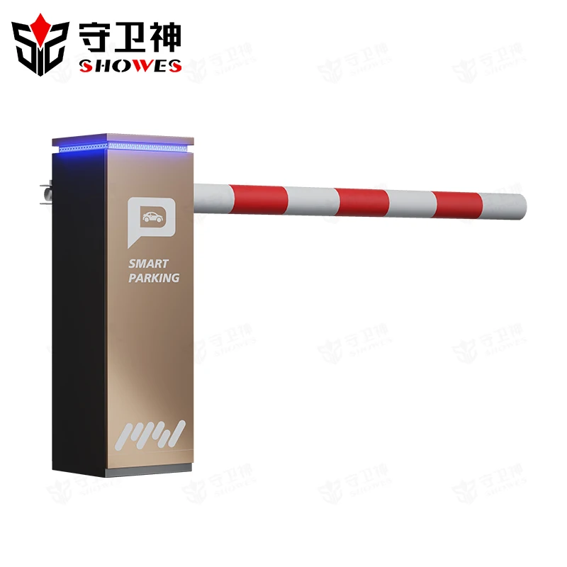 2024 Hot Sale Traffic Barrier Speed Adjustable Parking Lot Gate Barrier DC24V Brushless Motor Automatic Boom Barrier Gate