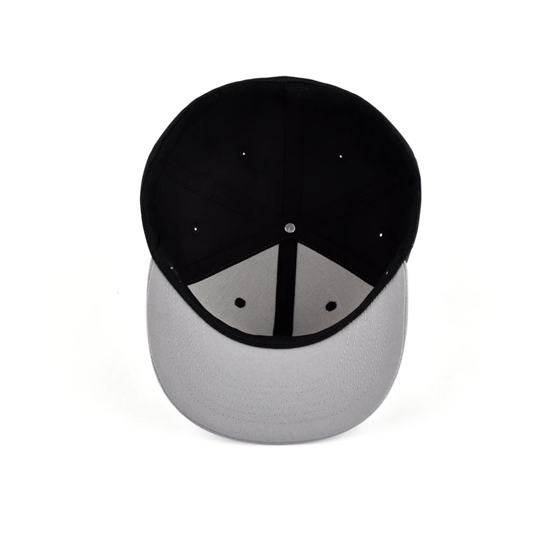 custom logo embroidered adjustable hats flat brim fitted snapback hats caps