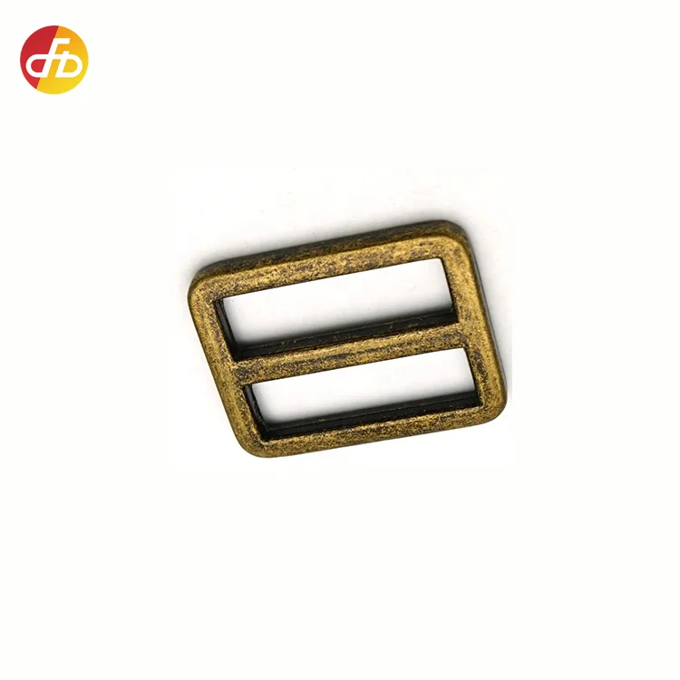 Wholesale Custom High quality zinc alloy 25mm Triglide Slider Buckles 38mm Strap Slider