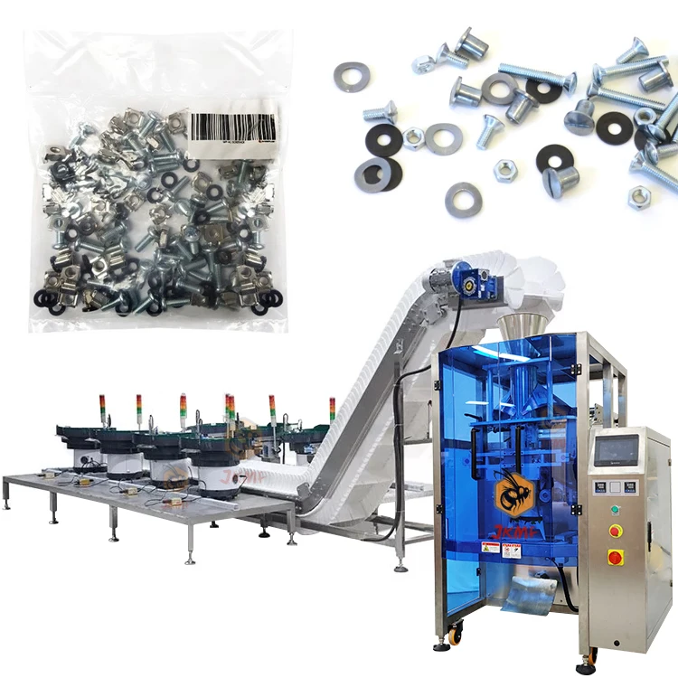 Auto Hardware Parts Furniture Fastener Counting Packing Machine Screws Nuts Bolts Packing Machine Plug Washers Packing Machine