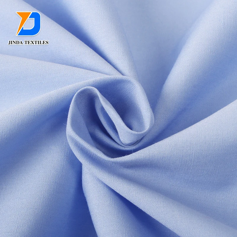 Polyester and Cotton PC 90/10 carded poplin brushed white and dyed color fabrics for pocket fabric with 100GSM