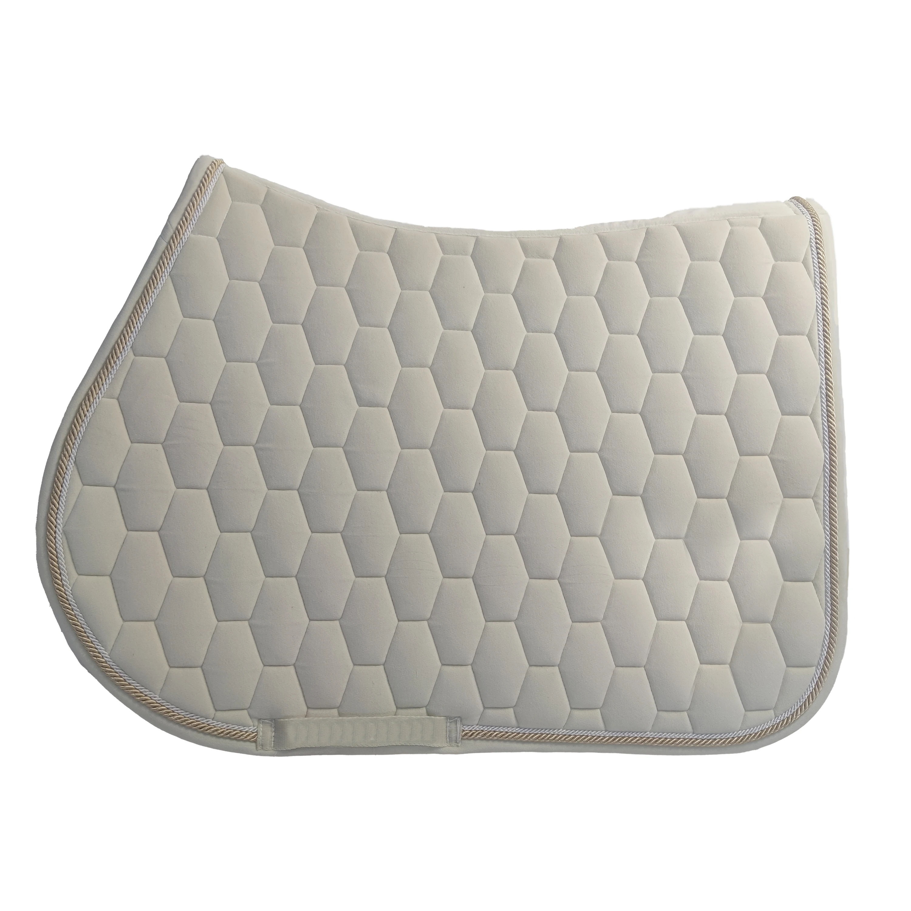 Beautiful Design Horse Equipment Velvet Saddle Pad Custom Logo Fleece Lining Western Jumping Saddle Pad