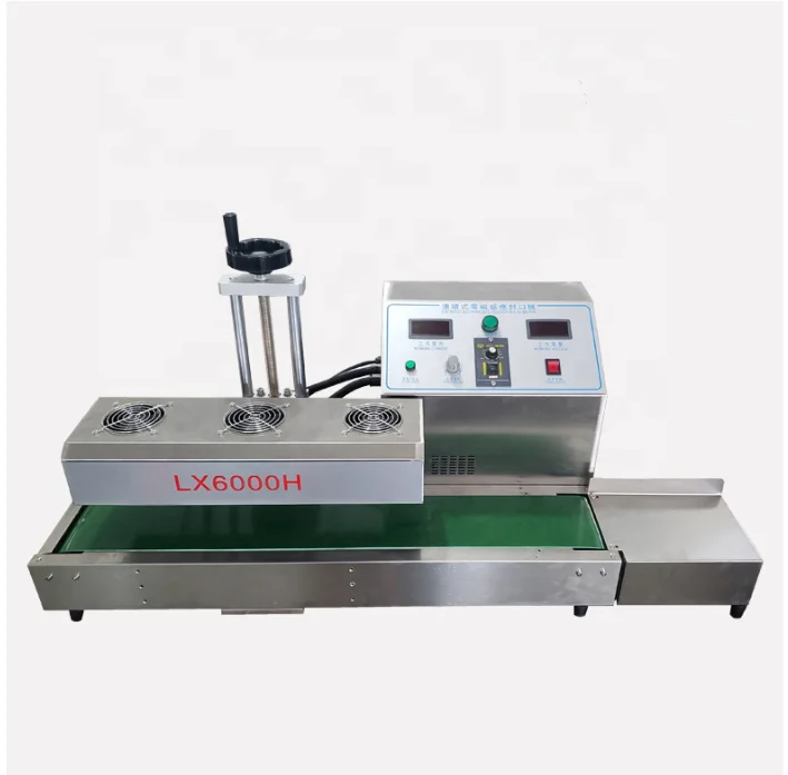 Semi Automatic Continuous Induction Sealing Machine Induction Heat Sealer  diameter 20-130mm