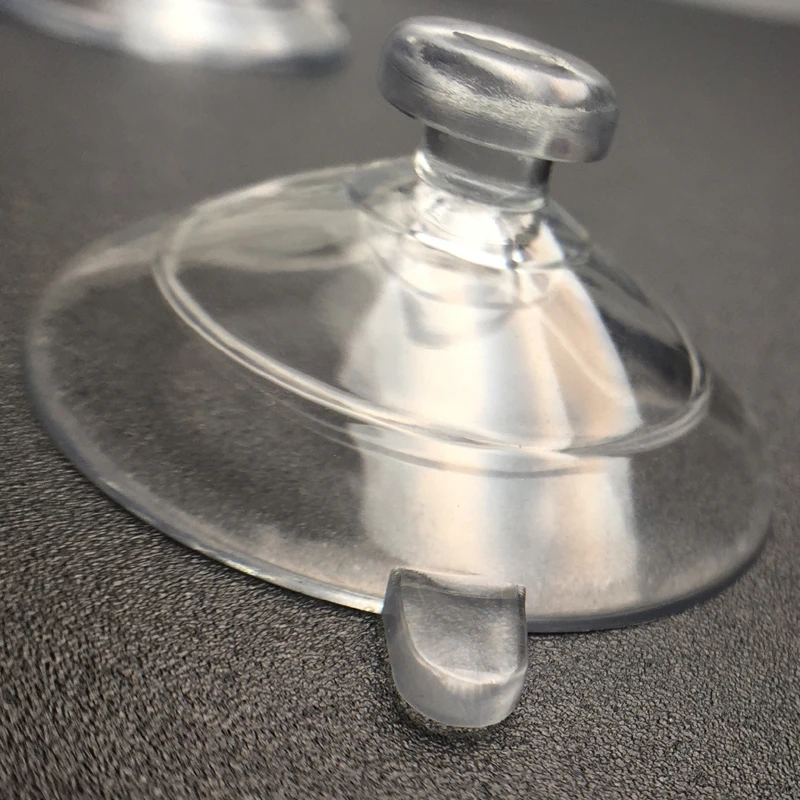 Custom Hot Sale Mushroom Head Transparent Plastic Hooks Vacuum Suction Cups