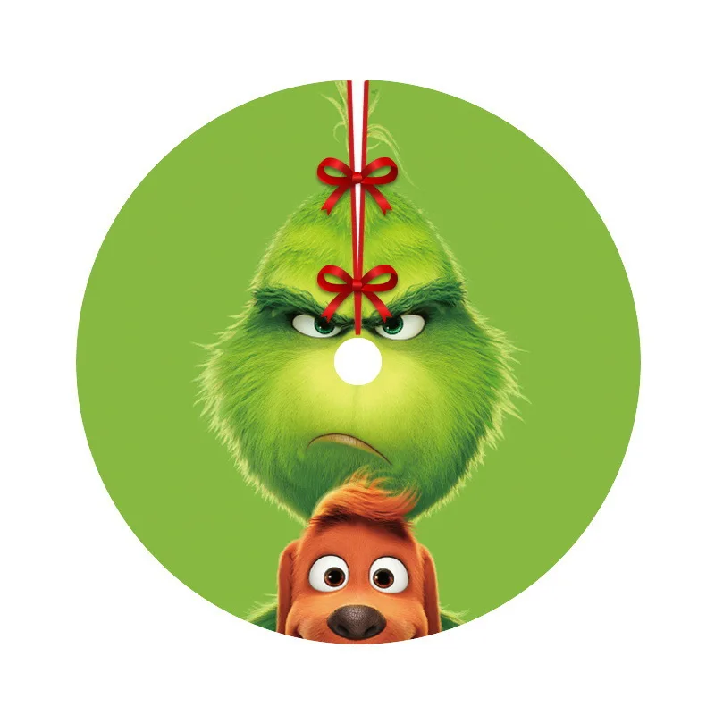 New Christmas Tree Skirt Apron Christmas Tree Carpet Ornaments Christmas Table Runner And Chair Cover For Home Decorations