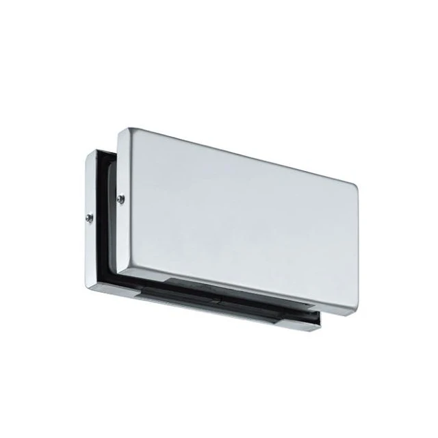 Heavy duty stainless steel frameless door transom stop glass patch fitting