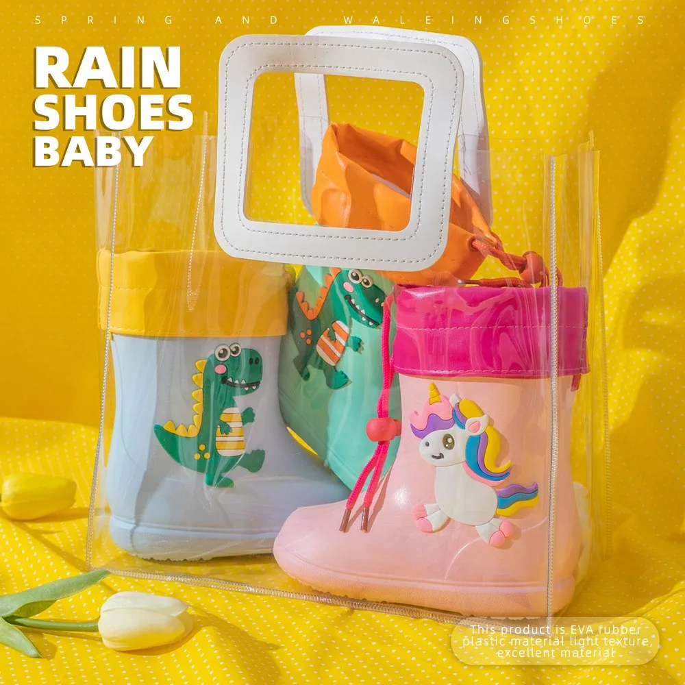 rainboots kids pink safety toddler custom for girls boys waterproof cartoon school wholesale toddler socks warm cotton unicorn