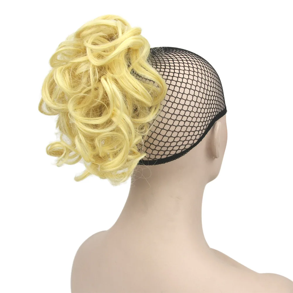 Европейские и американские горячие продажи shrapnel конский хвост удлинение волос Короткие парики по низкой цене Shrapnel конский хвост пушистый