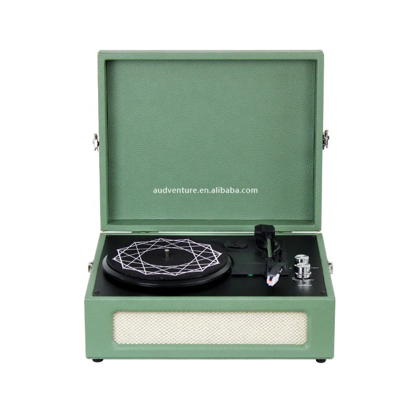 Manufacturer wholesale Upgraded Gramophone Portable Mobile Phone Antique Turntable Phonograph  Products Blue Tooth Record Player