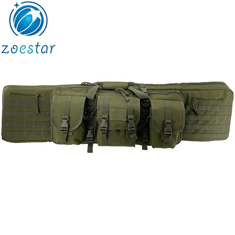 46 дюймов Открытый оборудование Тактический двойные длинные штаны чехол стрелок аксессуары сумка рюкзак