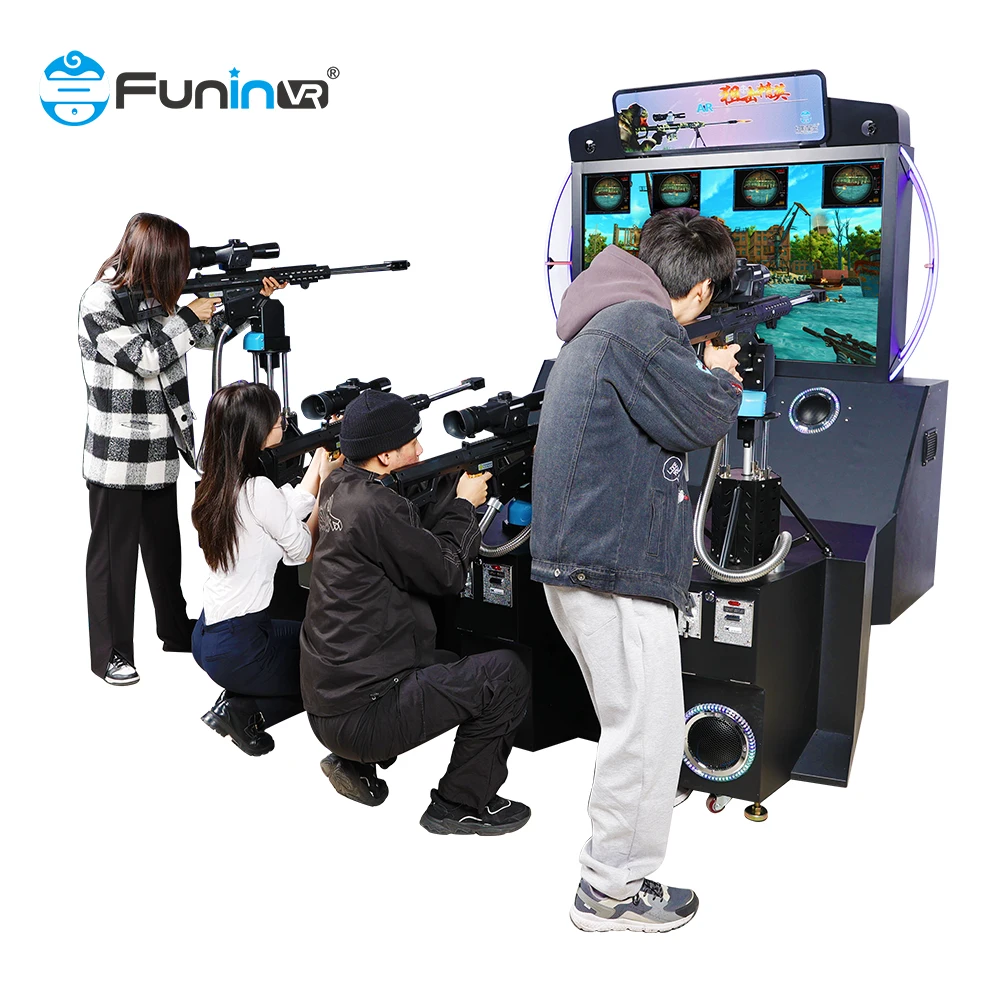 Funinvr Interactive 9D Vr Arcade Games Virtual Reality Shooting Game Multiplayer Vr Shooting Simulator