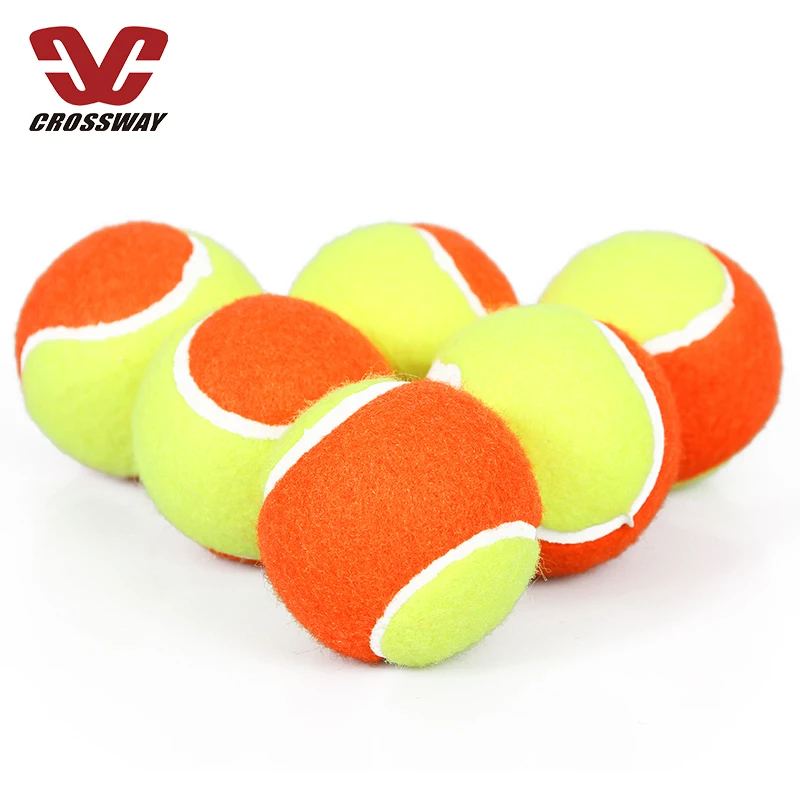 High Elasticity Yellow Orange Tennis Ball Standard Pressure Training Padel Tennis Balls