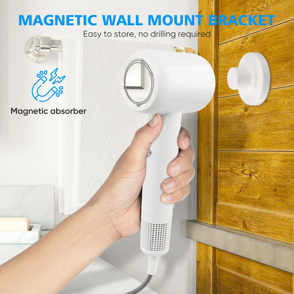 Newly Upgraded Lightweight Blow Dryer Brush High Powerful Hand Dryer For Hair Seche Cheveux Direct Current Motor Hair Dryer