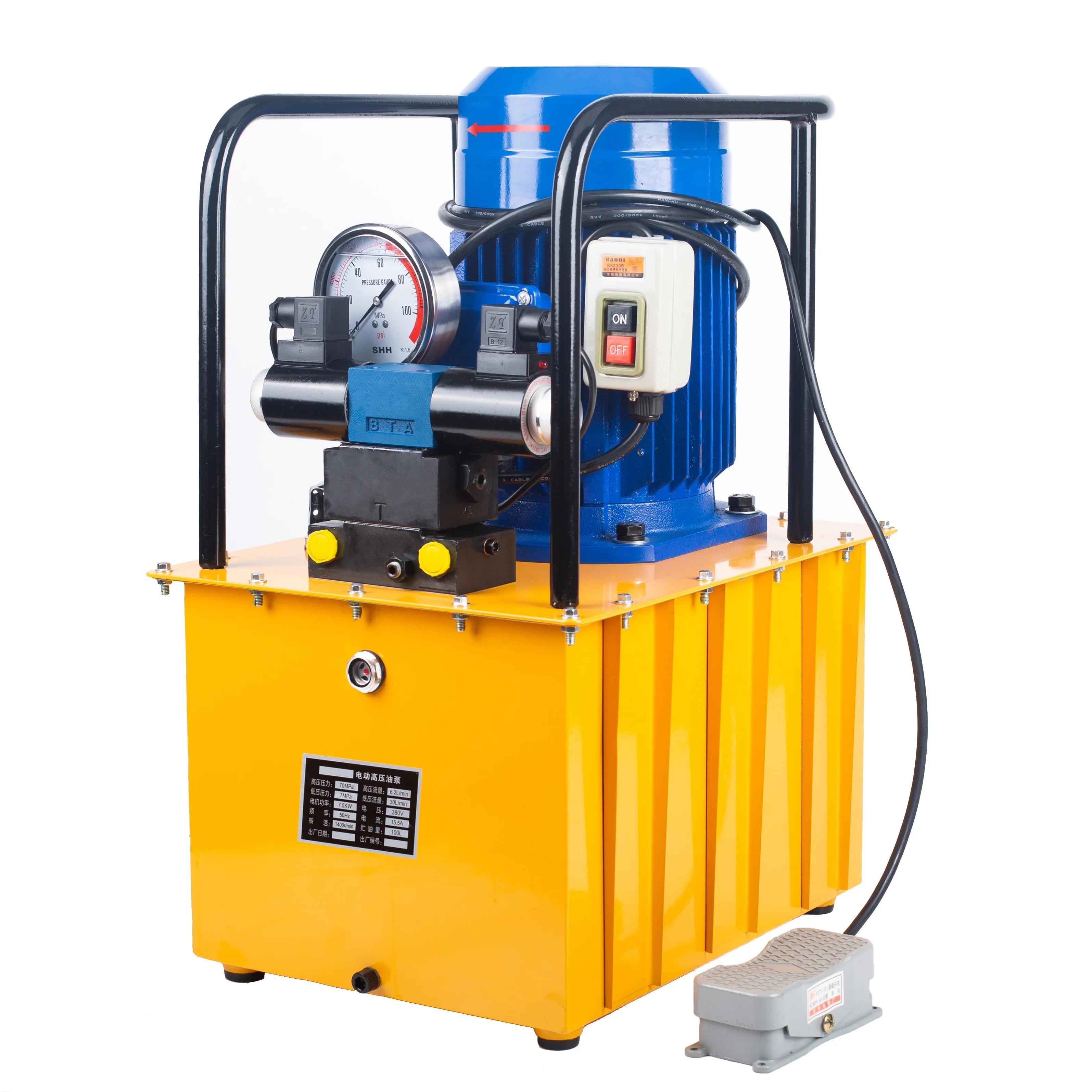 Best 10000psi Electric hydraulic pump used with hydraulic tools  portable power station for  hydraulic tools