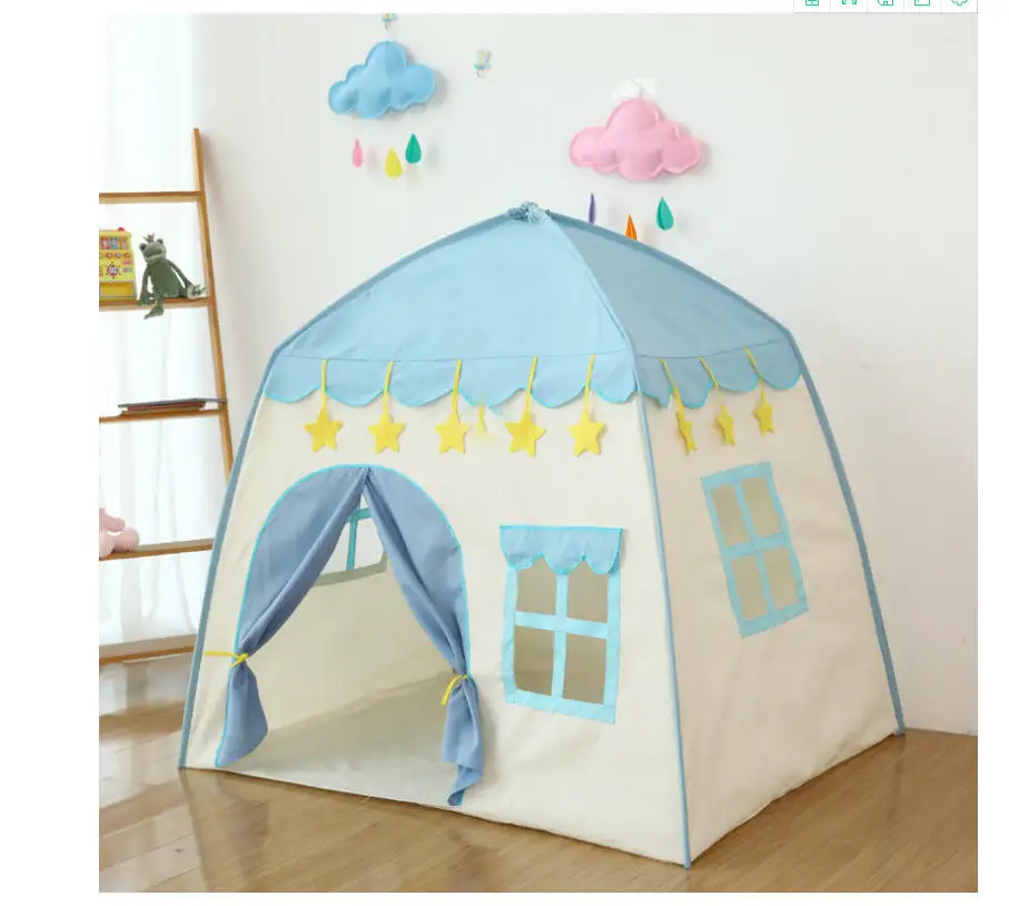 Kids Tent Baby Princess Game Children Birthday Gift Pink Flowers Honey House Outdoor Castle Playing Kids Tents Indoor Playhouse
