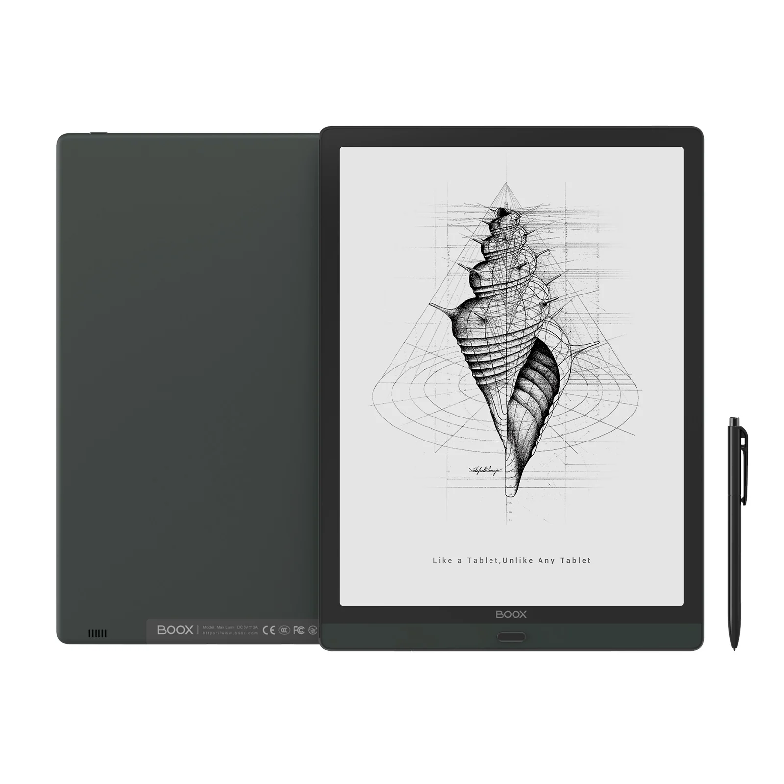 2020 hot sell model ONYX BOOX 13.3 inch eink tablet Android 10.0 note taking function support OTG best partner for businessmen