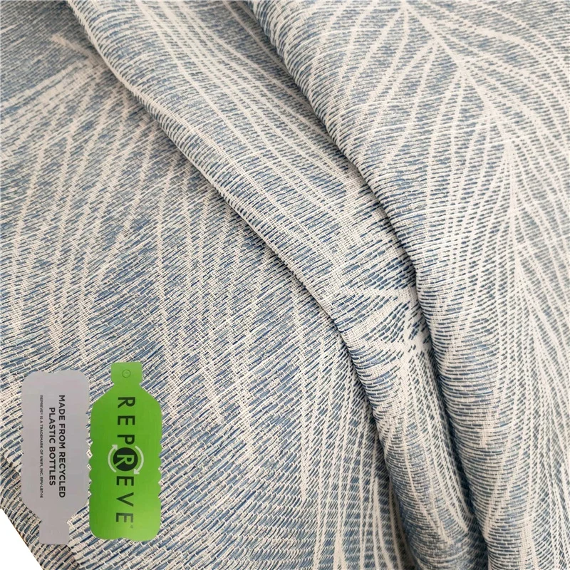 Sustainable REPREVE Recycled Silk Fabric With GRS Pul Fabric Made From Recycled Plastic Bottle Hometextile Fabric