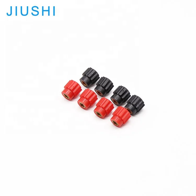 JS-900A 4mm Thread Black Red electrical binding post terminal connector head