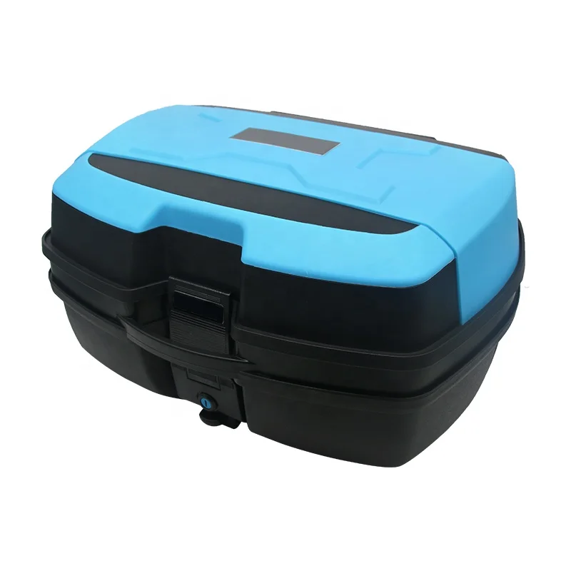 
Side Box Motorcycle Scooter Top Case Motorcycle 45L Red plastic Moto back Trunk by china Factory 