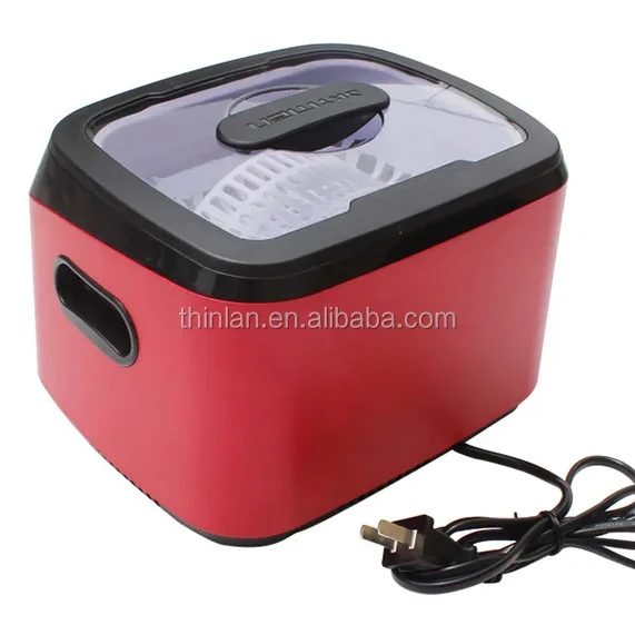 2018 товары в тренде цифровой ультразвуковой очиститель цена для зубных протезов мытья ювелирных изделий с CD-часами