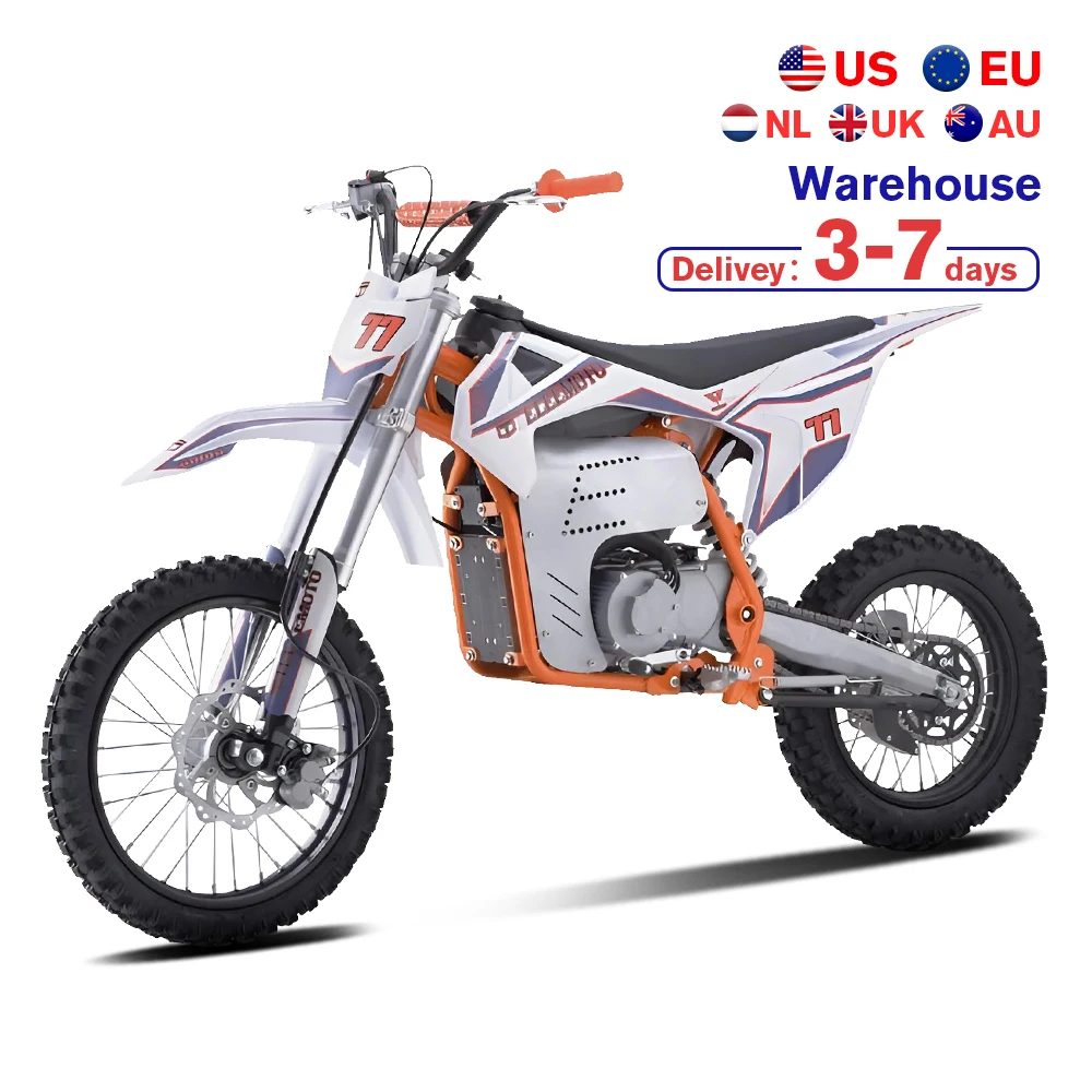 Mountain Off-road Ebike 16 Inch Fat Tire Trail Bike 60V 25AH Battery Electric Dirtbike 3000w Electric Motorcycle For Sale