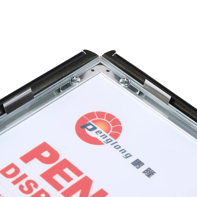 
Wall mounted 25mm black snap poster frame A0-A5 