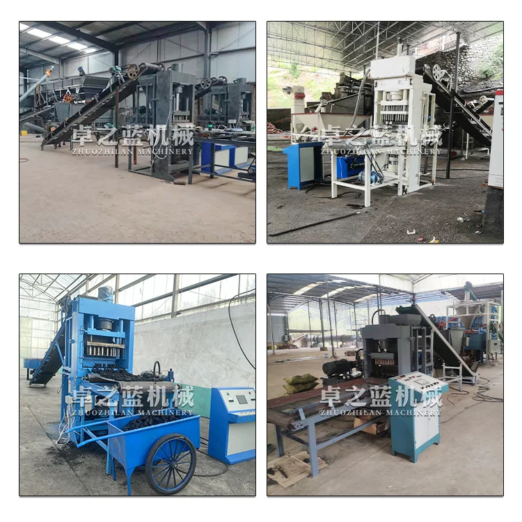 Professional Peat Fluorite Powder Briquette Machine Straw Hay Charcoal Briquette Hydraulic Making Machine