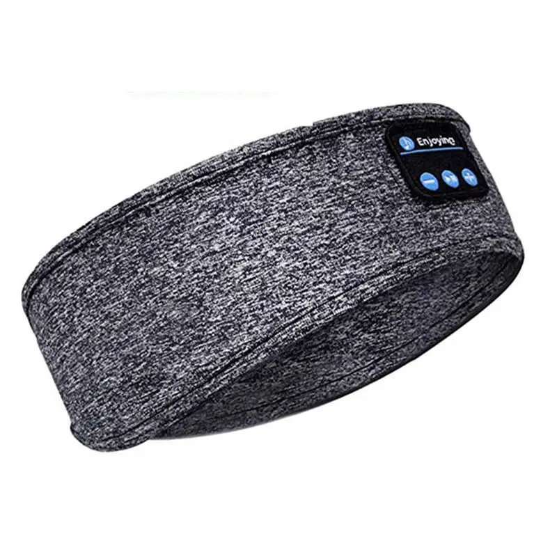 Wireless Sleeping Sport Headphones Headband Stereo Sleep Eye Mask Music Sleep Headsets Earbuds With Microphone