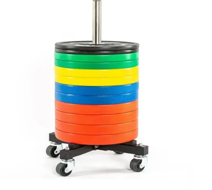 Chip barbell rack, removable barbell trolley fitness equipment