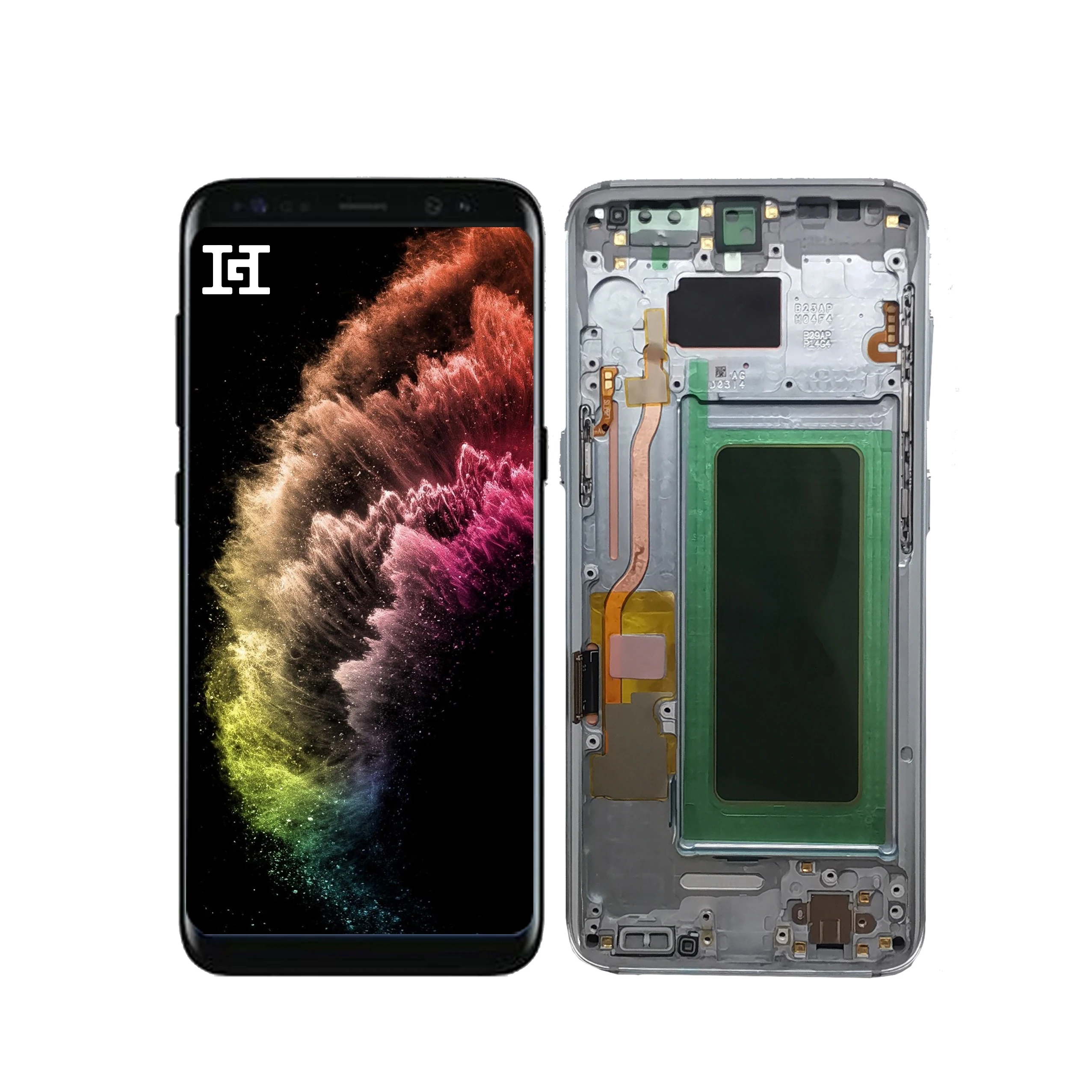 
Curved No Frame OLED Screen Wholesale Mobile Phone LCD for Samsung Galaxy S8 