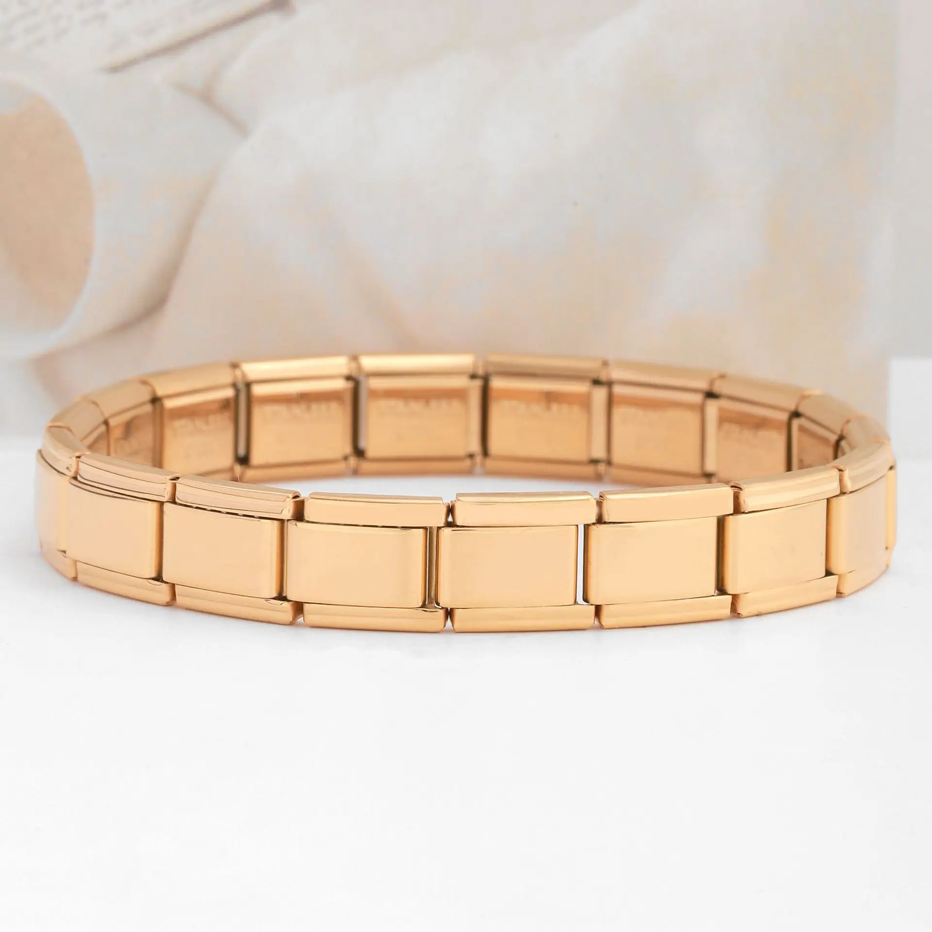 Wholesale 9mm Stainless Steel Women Men Patten Mixed Lot Charms Links Italian Charm Bracelet Pulsera de la suerte
