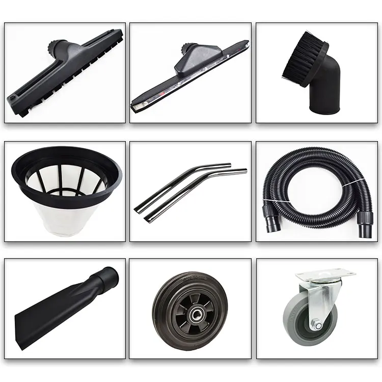 Industrial use Wet&Dry vacuum cleaners 70L capacity 2 motors  2400W