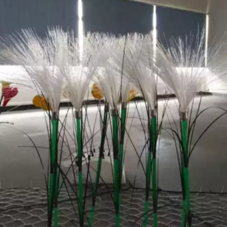 KINZ SG-KN-LF02 Solar power fiber optic light led decorating reed