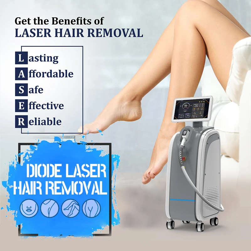 KES Dioe Laser Titanium Laser Hair Removal Machine 808nm Diode Laser Hair Removal Machine Price