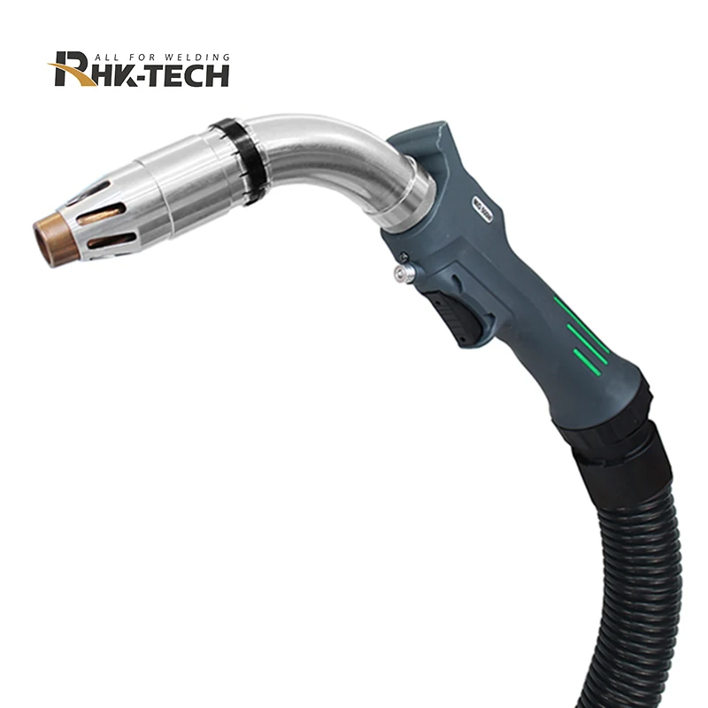 RHK TECH FE500W Water Cooled 500Amp CO2 MIG Fume Purifier Gun Fume Extraction Torch for Welding