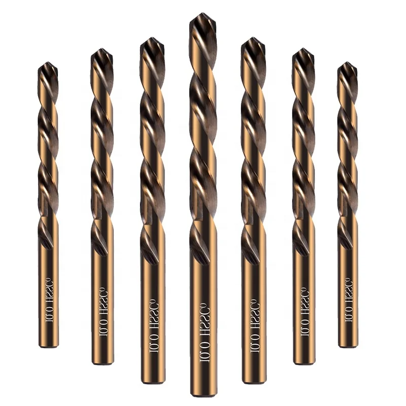 Amazon Hot Selling Factory OEM Service HSS M35 Cobalt Straight Shank Twist Drill Bit