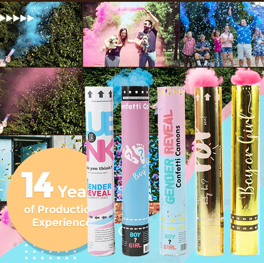 Fiestas Patrias Birthday Decorations Party Items Cannon Gender Reveal