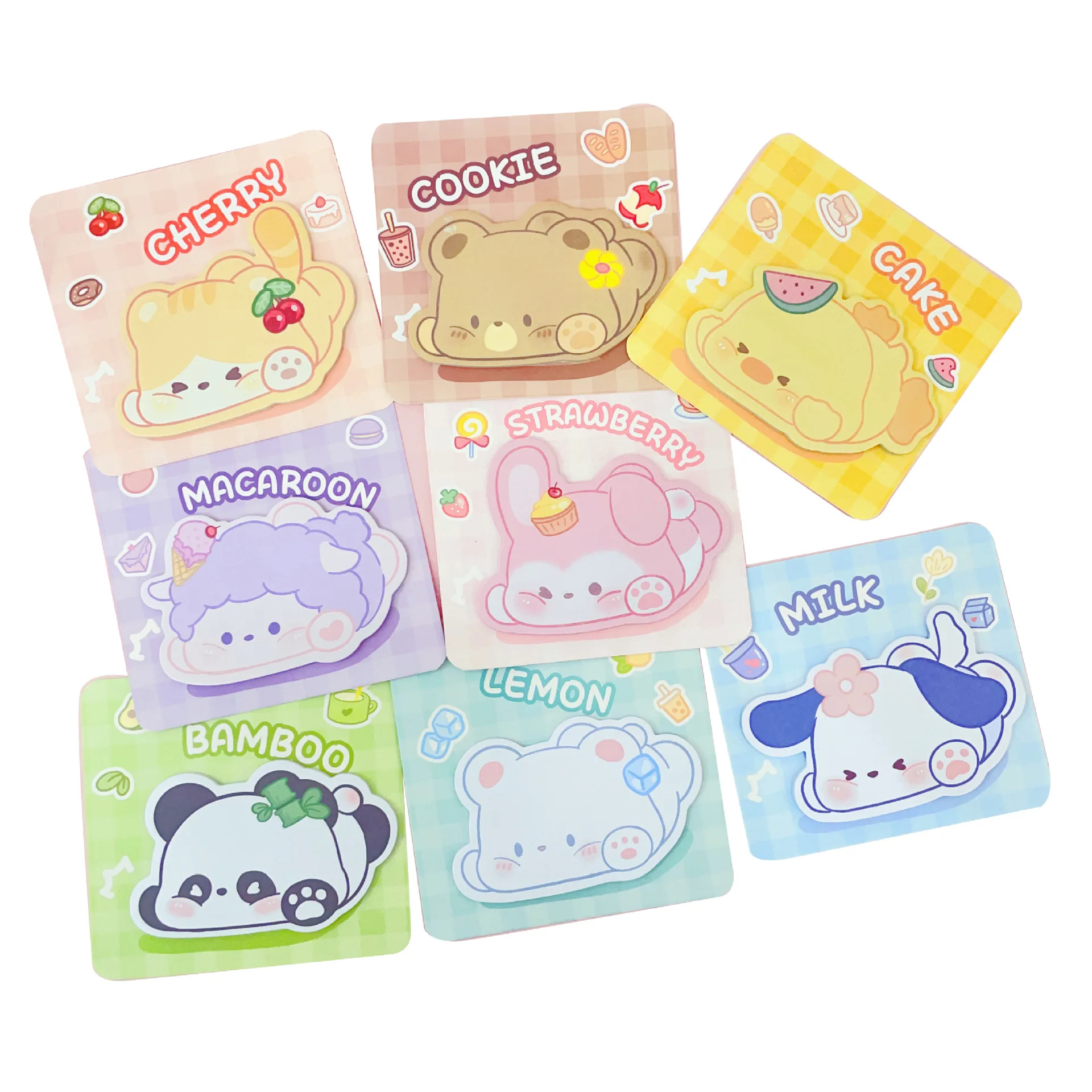 High-Value Cute Ins Japanese Handbooks Stickers Convenient Portable Cartoon Student Notes Office Home Use Alien Message