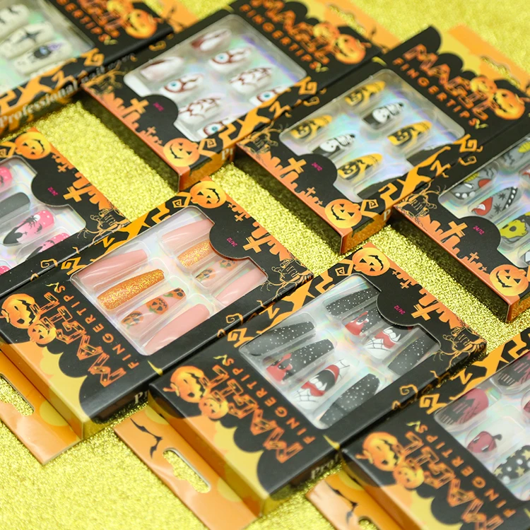 
Tstory 2021 hot sale Nail 21 grid alloy christmas snowflake Halloween skulls accessories Nail Xmas Design 