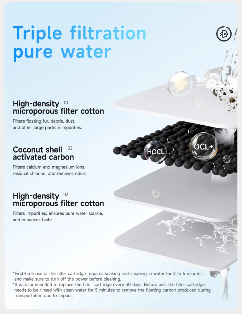 New Rectangular Wireless Smart Auto Pet Water Feeder Automatic Cat and Dog Water Dispenser with Split Water Pump Battery Powered