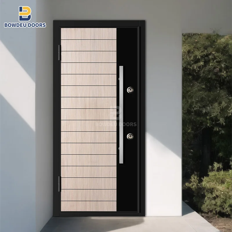 High Quality Modern Turkey Style Bullet Proof Metal Door Apartment House Security Exterior Steel Armored Door