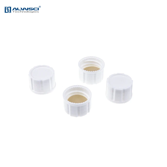 ALWSCI White PP 18-400 Closed top PP cap for glass storage vial